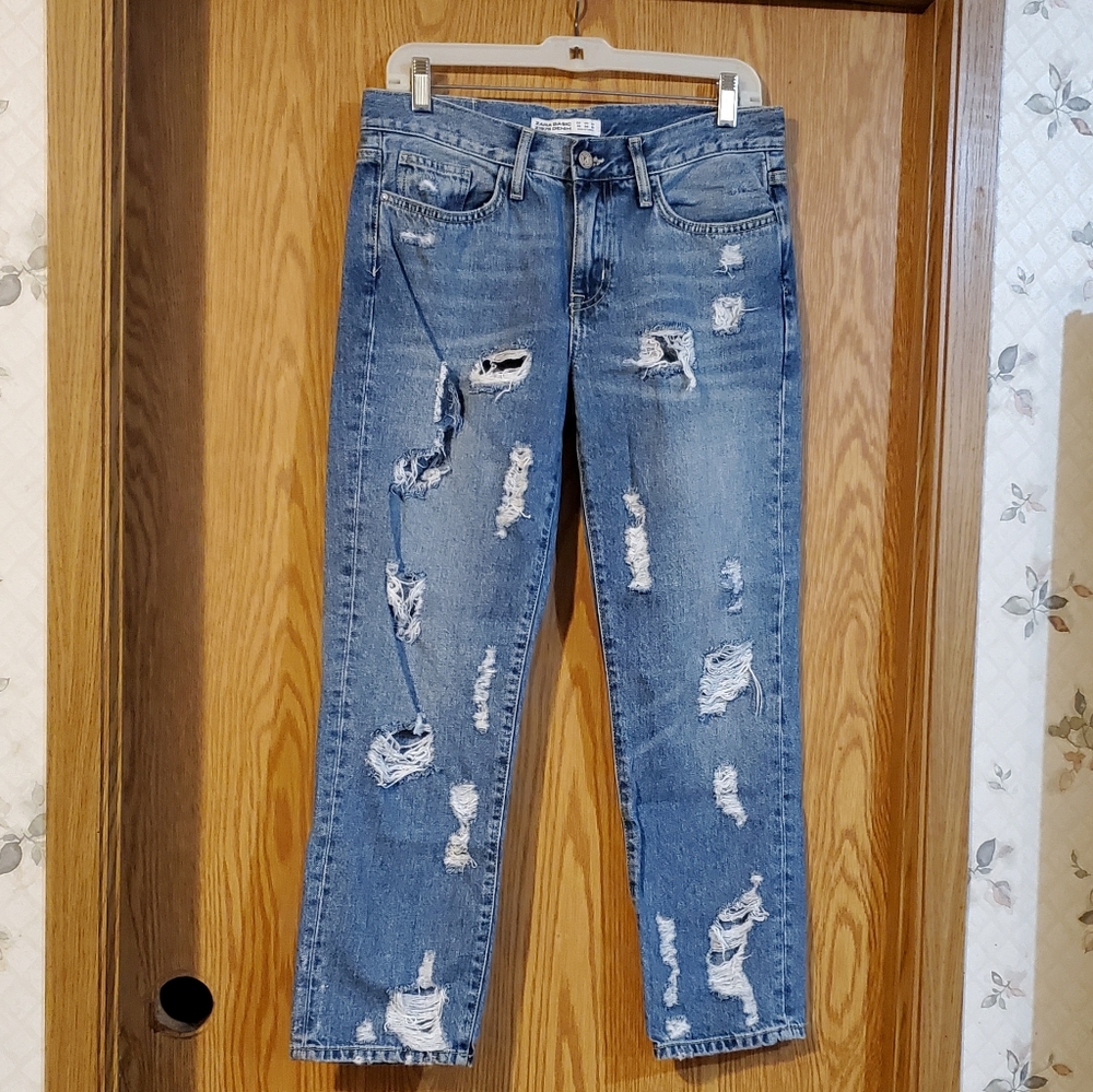 Zara basic Z1975 very destroyed jeans